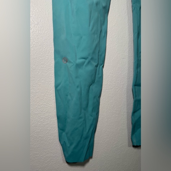 New Lululemon Fast and Free High-Rise Tight 25” Pockets Updated in teal Green 8 - Picture 2 of 5